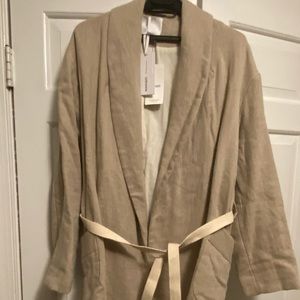 Casual Linen Blend MANGO Jacket